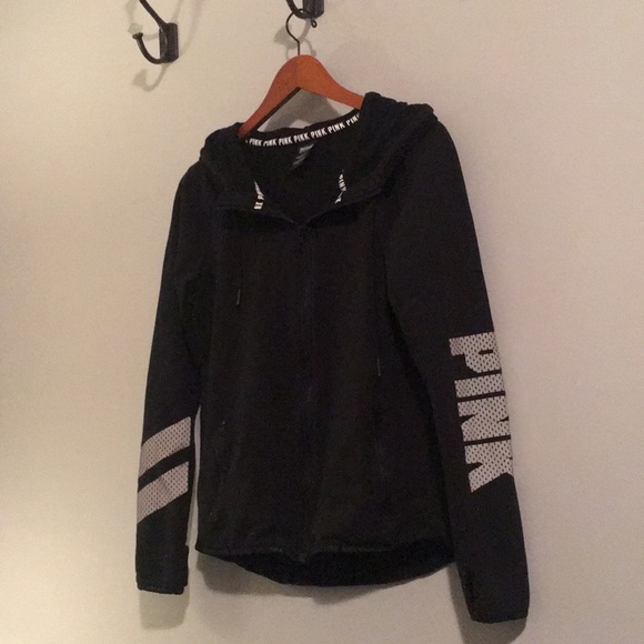 PINK Victoria's Secret Tops - 💎3 for 25💎 PINK athletic hooded zip-up